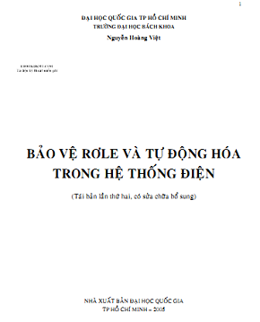 Bảo vệ rơle và tự động hóa trong hệ thống điện