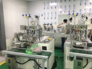 Lắp đặt máy làm khẩu trang y tế tự động