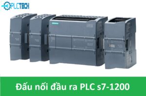 cách đấu nối đầu ra plc s7-1200